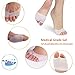 Metatarsal Pads Ball of Foot Cushions- Soft Gel Ball of Foot Pads - Mortons Neuroma Callus Metatarsal Foot Pain Relief Bunion Forefoot Cushioning Relief Women Men (Type 1)