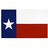 Texas Flag 3x5 Ft,Texas State Flags Heavy Duty Outdoor Decor With Vivid Color Canvas Header Double Stitched Edges And Two Rustproof Brass Grommets