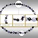 The Art of Cure Original Baltic Amber Necklace- Polished Handmade (Cherry/Aquamarine) for boy or girl – 12-12.5 Inches size