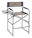 Kamp-Rite High Back Director’s Chair with Side Table, Blue/Tanthumb 1