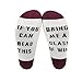 If You Can Read This Unisex Knitted Funny Saying Word Combed Cotton Crew Socks Beer Wine Coffee Kiss
