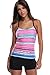 Charmleaks Womens Two Piece Tankini Sets Tops Swimwear With Boyleg Swim Short