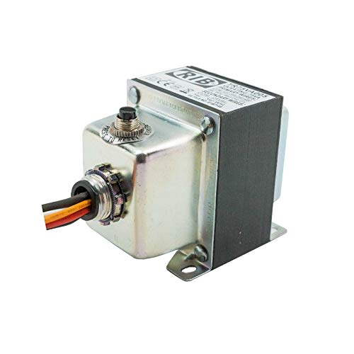 Functional Devices TR75VA005 Transformer, 75Va, 480/240/208/120 to 24 Vac, Circuit Breaker, Foot and Single Threaded Hub Mount