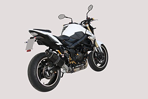 Suzuki GSR 750 Exan Exhaust Silencer OVAL X-BLACK Black Stainless Steel New