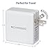 vCharged 4-Port Smart USB Wall Charger for iPhone, iPad, Samsung, Android & More - Free 2 Year Warranty