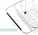 KESOL Expandable Dish Drying Rack, 304 Stainless Steel Over Sink Dish Rack, Dish Drainer in Sink or On Counter with Utensil Drying Rack- Rustproof, Large