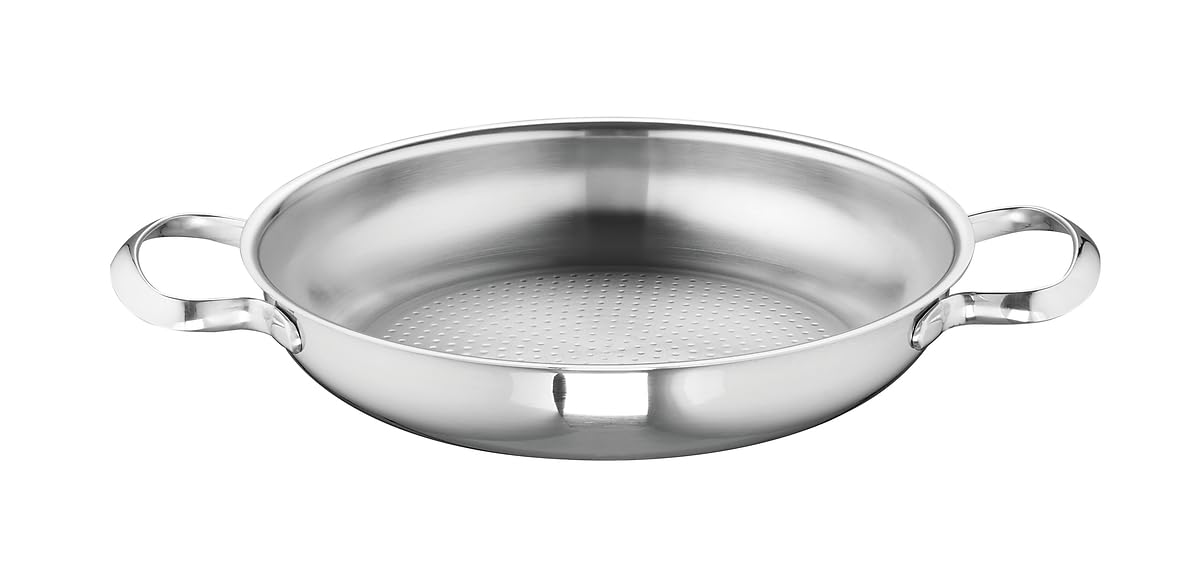 Schulte-Ufer Serving pan, Stainless Steel, Silver, 24 cm Durchmesser