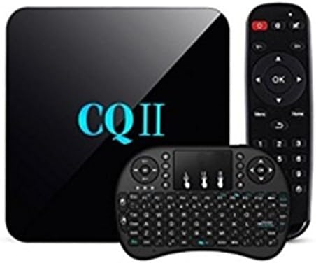 Seetwo Newest CQII Android 6.0 TV BOX Amlogic S905X Quad Core 4K Ultra HD 1G RAM 8G ROM flash Smart TV Box + Wireless Keyboard
