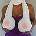 Unisex Ugly Scarves, Funny Boob Gag Prank Trendy Scarves for Party Christmas Bachelor Bachelorette Gifts (Pink)