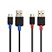Cable Matters 2-Pack USB to Micro USB Cable (Micro USBCharging Cable) in Black 6 Feet