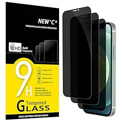 NEW'C 3 Pack Privacy Screen Protector for iPhone 12
