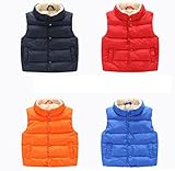 Taiycyxgan Toddler Kid Boys Girls Winter Fleece Vest High Neck Warm Waistcoat Jacket