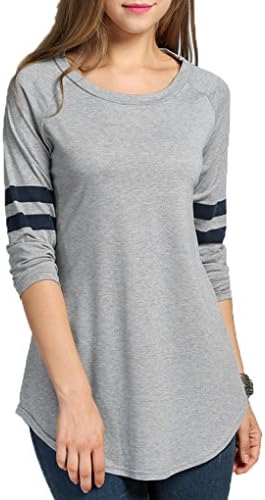 COSYOU Women's Autumn T Shirt Casual Loose Raglan Sleeve Cotton T-Shirt