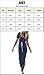 ZJCT Womens V Neck High Low Sleeveless Long Cocktail Party Skater Dress