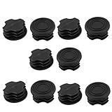 Round Plastic Blanking End Cap Tubing Tube Insert 32mm Dia 10 Pcs