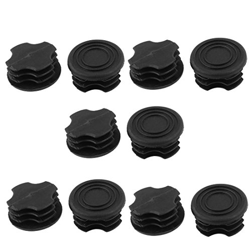 Round Plastic Blanking End Cap Tubing Tube Insert 32mm Dia 10 Pcs