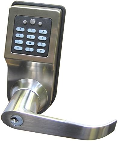 TimePilot CrossOver X25 iButton Keypad Door Lock - Brushed Chrome