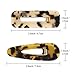 Acrylic Resin Hair Clips for Women Girls, Funtopia 10 Pcs 2.8 Inches Fashion Hair Barrettes Geometric Alligator Hair Clips for Party Daily Hairstyling