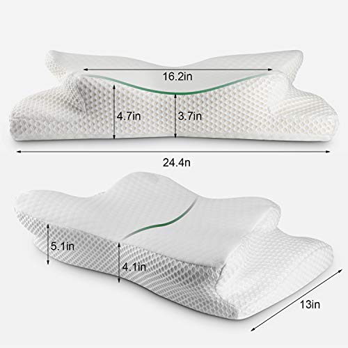 Cervical Pillow Contour Pillow for Neck and Shoulder Pain, Coisum