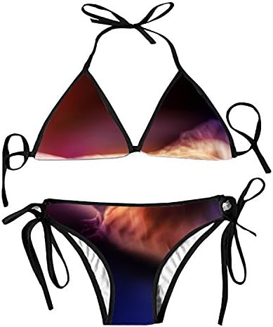 Delia Bartholomew Bird Exposure Flight Women's Sexy Halter Swimsuit Bikini SetGirl