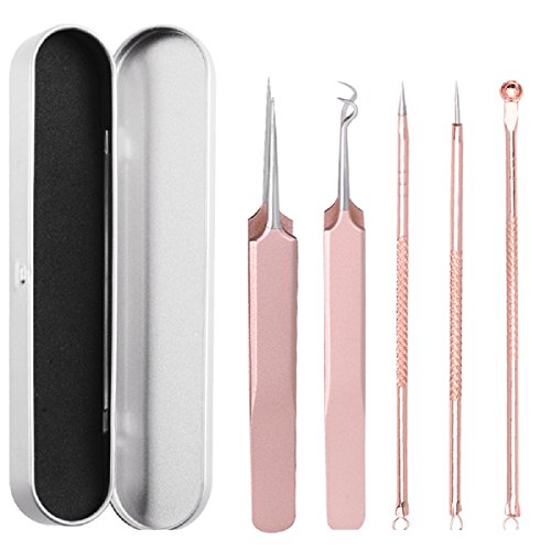 Blackhead remover pimple extractor,pimple popper tool c…