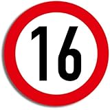 Amazon.de ORIGINAL Verkehrszeichen 16 Geburtstagsschild (m. Sondertext