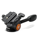 NOSTON Professional Camera Tripod Ballhead 360°single Handle Hydraulic Damping Three-dimensional Ball Head with Quick Release Plate for Tripod Monopod Cameras,Brackets,Light Stands,Max Load to 12kg