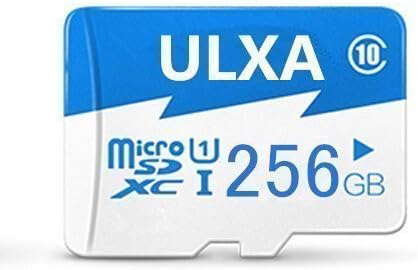 Ulxa® 256[GB] memory card Micro SD Card UHS-I/Class 10 for Smartphones Tablets Cameras, GPS with SD Adapter