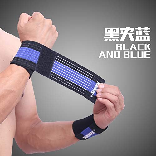 GESLA® 1 pairs Wrist Wraps Weight Lifting Training Gym Straps Support Grip Gloves
