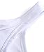 Mansy Women Ladies Chiffon Long Top Blouse Summer Womens Sleeveless Mini Dress Large White,White,Large