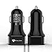 Stalion 2-Port USB Dual Rapid Travel Vehicle Car Charger for iPhone 6 6s 7 Samsung Galaxy S7 S6 Edge Plus Universal Smartphones & Tablets (Jet Black)