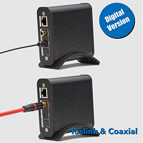 NEXUM WiFi Wireless Audio Receiver, HiFi Music Adapter for Home Music Streaming System, 192KHz