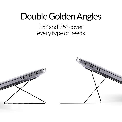 MOFT Invisible Slim Laptop Stand, Adhesive and Reusable, Adjustable