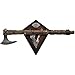 Collectible Vikings Battle Axe of Ragnar Lothbrok - TV Series - Limited Edition w/Certificate of Authenticity, Leather wrapped handle & Color box sleeve
