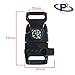 10 Piece Pack Black 5/8 Inch Compass Flint Firestarter Scraper Whistle Utility Buckles - Ideal for Camping, Paracord Bracelets, Outdoors, Emergency, Travel, Survival, Travel Kits