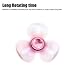 Auwer LED Light Fidget Hand Spinner Finger Spinner Toy Ultra Fast Bearings Dustproof Ultra Durable Stress Reducer EDC Fingertip Gyro For ADD,ADHD,Anxiety,Boredom and Autism Adults(Rose Gold)