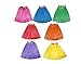 ASIBT 10pc/lot Hawaiian Adult Luau Flowered Grass Skirt, 23 inch Long Hula Skirt