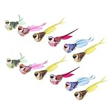 lwingflyer 12pcs Artificial Simulation Foam Bird Feather Magpie with Claw Ornaments DIY Craft for Wedding Decoration Home Garden Party Accessories