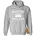Hawkins Middle School AV Club Hoodie / Hooded Sweatshirt - Unisex Fit (Small, Navy Blue)
