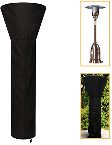 ELR Patio Heater Cover 86Inch Tall Waterproof Round Stand Up Patio Electric Heater Cover Protector for Outdoor Garden Veranda Round Furniture Cover Dome Heaters (86x33x19 INCH)