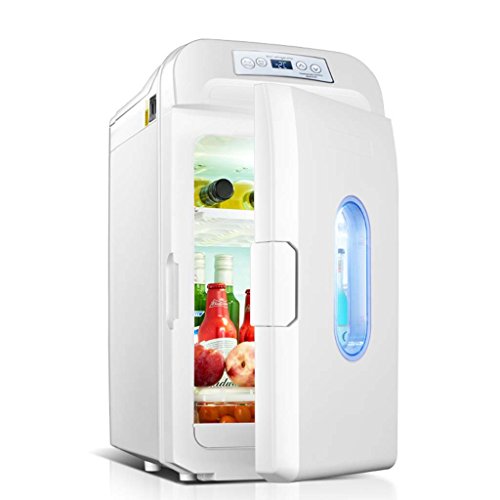 GJM Shop High Capacity 35L Car Refrigerator Truck 24V/ Car 12V/ 220V Home Three-Purpose with Digital Display Temperature Control Refrigerator Dual Core Cooling Dormitory Refrigerator 324261cm