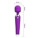 CNHIDEE Mini Multi-Speed Waterproof Therapeutic Wireless Power Wand Vibrator Massager, Purple, 4.16 Ounce