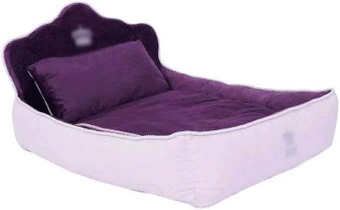 purple orthopedic dog bed