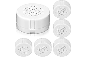 Handepo 6 Pcs White Sound Recorder Voice Recorder Music for Stuffed Animal Toy Recording Device Recordable Sound Module, Reco