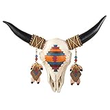 Hand Painted Southwestern Skull Wall Art