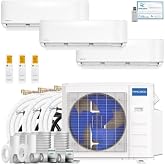 MrCool DIY Multi Zone Mini Split | 18k BTU 3 Zone 6K x3 25ft Line Sets Included