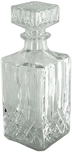 Decorative Glass Decanter 34 oz