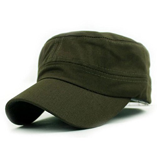 EKIMI Baseball Cap Plain Vintage Army Military Cadet Style Cotton
