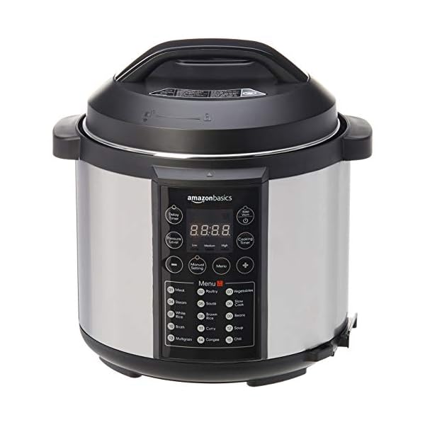 Amazon-Basics-23-in-1-Multi-Purpose-Electric-Steamer-Pressure-Cooker-55-Litre-1000-W-Brushed-Stainless-Steel-now-with-downloadable-Free-Recipe-Book-UK-plug Amazon Basics 23 in 1 Multi-Purpose Electric Steamer, Pressure Cooker, 5.5 Litre, 1000 W, Brushed Stainless Steel, now…