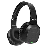 Active Noise Cancelling Headphone Bluetooth Headphones New Bee 70H Playtime ANC Wireless Headphones w/Mic Siri Voice Control Hi-Fi Stero Deep Bass for Travel Work TV Phone (Black)